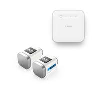 Bosch Smart Home kit básico de termostato inteligente de radiador, 1 controller II, 2 termostatos para radiadores II [+M]