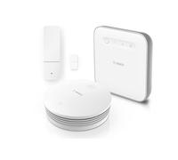Bosch Smart Home Paquete básico de protección antirrobo, formado por el Detector Humo II y Contacto Puerta/Ventana II, con Control en la App Compatible Apple Homekit