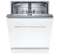 Bosch SMV4HAX48E Serie 4 - Lavavajillas inteligente totalmente integrado, 60 cm de ancho, cesta para cubiertos, fabricada en Alemania, programa silencioso, secado extra con solo pulsar un botón