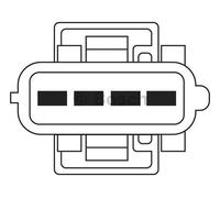 RIDEX 3922L0009 Sonda lambda térmico 425mm para RENAULT Clio II Hatchback
