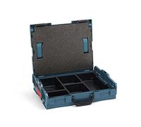 Bosch Sortimo L-Boxx 102 Juego de maletas de herramientas • profesional azul sin logotipo • equipado con compartimento para piezas pequeñas de 5 posiciones y tapa