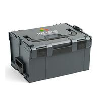 Bosch Sortimo L BOXX 238 Antracita personalizable con su logotipo | L BOXX tamaño 3 | Caja de herramientas extensible | Caja de herramientas profesional de plástico vacía