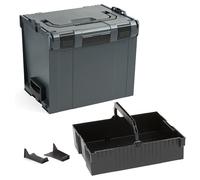 Bosch Sortimo L-BOXX 374 - Caja de almacenamiento para herramientas (tamaño 4), color negro