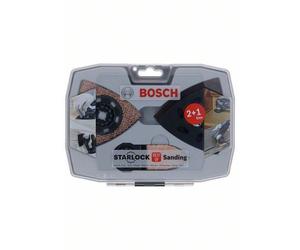 Bosch Starlock Schleifset Avz 93 G/90 RT6/32 RT4, Madera & Pintura Lija (3x