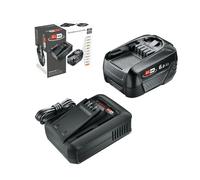Bosch Kit básico de batería y Cargador rápido Starter Set 18V (1 batería de Litio de 6,0Ah; 1 Cargador rápido; 18V Power FOR All Alliance)