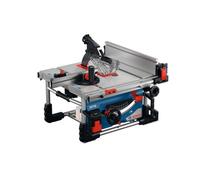 Bosch Professional Sierra de mesa a batería GTS 18V-70 (incl. hoja Optiline Wood, guía angular, brazo de empuje, llave de anillo, caperuza de aspiración, 2 adaptadores, riel de perfil)