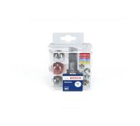 Surtido, bombillas incandescentes BOSCH H7 Maxibox +P21W R5W T4W P21/5W W5W C5W 2x10A 1x15A 1x20A