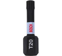 Bosch Professional 2 puntas de atornillar Impact Control T20, 25 mm, vástago hexagonal, Pick and Click, accesorios de taladro de impacto