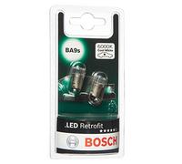 Bosch T4W LED Retrofit Lámparas para vehículos, 12 V 1 W BA9s, Lámparas x2