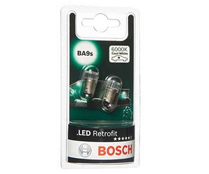 Bosch T4W LED Retrofit Lámparas para vehículos, 12 V 1 W BA9s, Lámparas x2