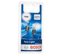 Bombilla BOSCH T4W Pure Light 12V/4W, 2 Pieza