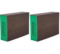 Bosch - Taco abrasivo para lijar a Mano, Grano superfino (Paquete de 2)