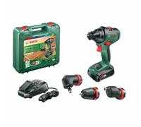 Bosch taladro/atornillador a batería AdvancedDrill 18 Set (1 baterías, sistema de 18 voltios, 3 accesorios, en maletín de transporte)