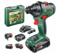 Taladro atornillador a batería advanced drill 18 v 2 velocidades - set - 2 baterías 2,5 ah
