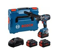 Bosch Professional 0615A5002T GSR 18V-150 C Taladro sin cable 18V 3 x ProCore 8.0Ah en L-Boxx