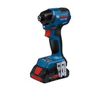 Bosch Taladro atornillador de impacto GDR 18V-220 C Professional, sin escobillas, velocidad 3400 RPM, par 220 Nm, a batería 18V