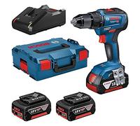 Bosch - Taladro atornillador gsr 18v-55 + 3 x 5.0ah + gal 18v-40 + l-boxx bosch - 0615990l8d