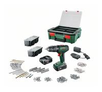 Bosch Taladro Atornillador UniversalDrill 18 V 2 Baterías 1.5Ah + 241 Accesorios + SystemBox