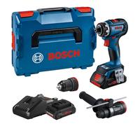 Bosch Taladro de Batería GSR 18V-90 FC, 2X Baterías ProCORE18V 4.0Ah, L-BOXX