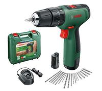 Bosch Taladro percutor a batería EasyImpact 1200 (2 baterías, sistema de 12 V, 19 accesorios, en maletín de transporte)