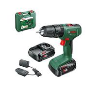 Bosch taladro percutor a batería EasyImpact 18V-40 (2 baterías de 2,0 Ah, sistema de 18 V, en maletín de transporte)
