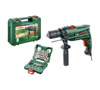 Bosch Taladro percutor EasyImpact 630 + Set de accesorios X-Line (630 W, Número de revoluciones de marcha en vacío 1ª marcha: 3.000 r.p.m., Número...
