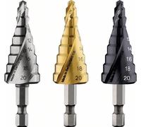 Bosch 2 608 587 433 - Brocas escalonadas HSS-TiN - 4-20 mm, 70,5 mm (pack de 1)
