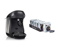 Bosch TAS1002N Tassimo Happy + TASSIMO L'Or Café Lungo Profondo - 5 paquetes de 16 cápsulas: Total 80 unidades