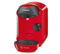 Bosch TASSIMO Vivy TAS1253 - Cafetera multibebidas automática de cápsulas, diseño compacto, color rojo