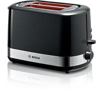 Tostadora - BOSCH TAT6A513, 800 W, 2 ranuras, 2 rebanadas, Inox