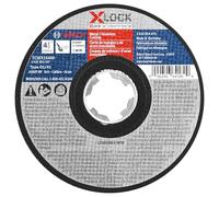 BOSCH TCWX1S450-25 piezas de 4-1/2 pulgadas. x 0.45 pulgadas. Rueda abrasiva X-Lock tipo 1A (ISO 41) grano 60 de corte rápido de metal/inoxidable