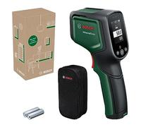 Bosch termómetro de Infrarrojos AdvancedTemp (de -30 °C a +500 °C, Detector de Moho + Puentes térmicos Integrados, indicador LED y Carcasa Fabricada con Material Reciclado, en Caja para e-Commerce)