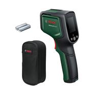 Bosch Termómetro infrarrojos AdvancedTemp – -30 a +500 °C, detector de moho, LED, carcasa reciclada