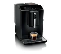 Bosch TIE20109 Máquina de Café Espresso Automática Serie 2 con Molinillo Integrado, 15 Bar, Espumador de Leche, Depósito 1.4L, para Granos de Café, Negro, 1300W