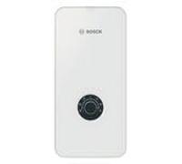 Bosch Tronic 5000 - Calentador de agua electrónico (21/24/27 kW, conmutable, resistente a la presión, selección de temperatura continua, 400 V, moderno aspecto de cristal), color blanco
