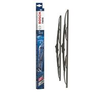 Bosch Twin 502 Limpiaparabrisas Frontal - Set de Escobillas de Recambio para una mayor seguridad en la conducción, con Adaptador Quick-Clip Premontado, 50 cm / 45 cm