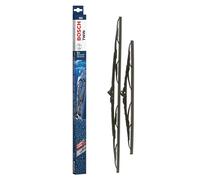 Bosch Twin 612 Limpiaparabrisas Frontal - Set de Escobillas de Recambio para una mayor seguridad en la conducción, con Adaptador Quick-Clip Premontado, 60 cm / 40 cm