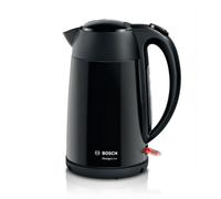 Bosch TWK3P423 - Hervidor de Acero Inoxidable DesignLine 1,7 Litros 2400 W Negro