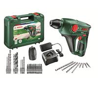 Bosch Uneo - Martillo perforador a batería + Bosch 2 609 256 989 - Juego variado