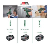 Bosch UniversalHammer 18V Taladro Percutor Inalámbrico Negro