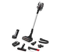 Bosch Unlimited Gen2 Serie 8 BSS82SIL1 - Aspiradora inalámbrica sin Bolsa, hasta 45 Minutos de autonomía, batería reemplazable, Cargador rápido, iluminación LED, Boquilla XXL, Boquilla para Juntas,