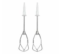 Batidora compatible con Bosch Siemens 00653471 653471 Juego de batidora turbo Premium derecha izquierda para batidora de mano