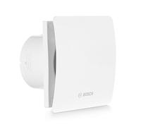 Bosch Ventilador de baño 1500 DH W 125 - Para Ventilación En Baño y Aseo, Contra La Humedad y Moho - Con Higrómetro y Temporizador - 125mm De Diámetro
