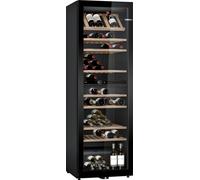 BOSCH Vinoteca libre instalación KWK36ABGA, INFINITY 360, Cíclico, Negro, Mas de 50 botellas. Medidas 186x60x61 Cm