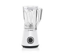 Bosch VitaPower Serie 4 MMB6141W Blender con cuchillas de acero inoxidable de alta calidad, cuenco mezclador Tritan de 1,5 l, piezas lavables en lavavajillas, 30.000 rpm, 1200 W, color blanco
