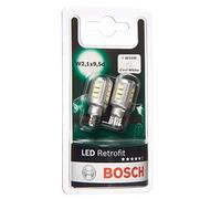 Bosch W16W LED Retrofit Lámparas para vehículos, 12 V 1, 8 W W2, 1x9, 5d, Lámparas x2