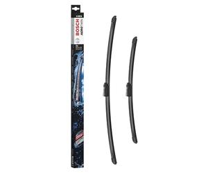 BOSCH Wischblatt Aerowtin A102S 3397014116 | Set de Escobillas de Recambio para una Mayor Seguridad en la Conducción - con Adaptador Premontado