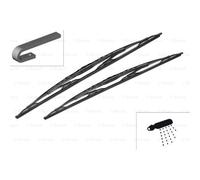 BOSCH Wischerblatt 650mm Flachbalken vorne para Peugeot 807 E Citroën C8 EA EB