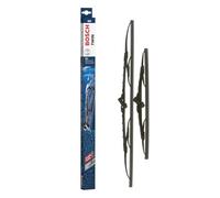 BOSCH Wischerblatt Twin 553 3397010274 vorne | Set de Escobillas de Recambio para una mayor seguridad en la conducción - con Adaptador Quick-Clip Premontado