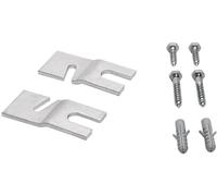 Bosch WMZ2200 accesorio para montaje en panel plano, Accesorio para soportes, Plata, 380 g, Girable e inclinable, Acero